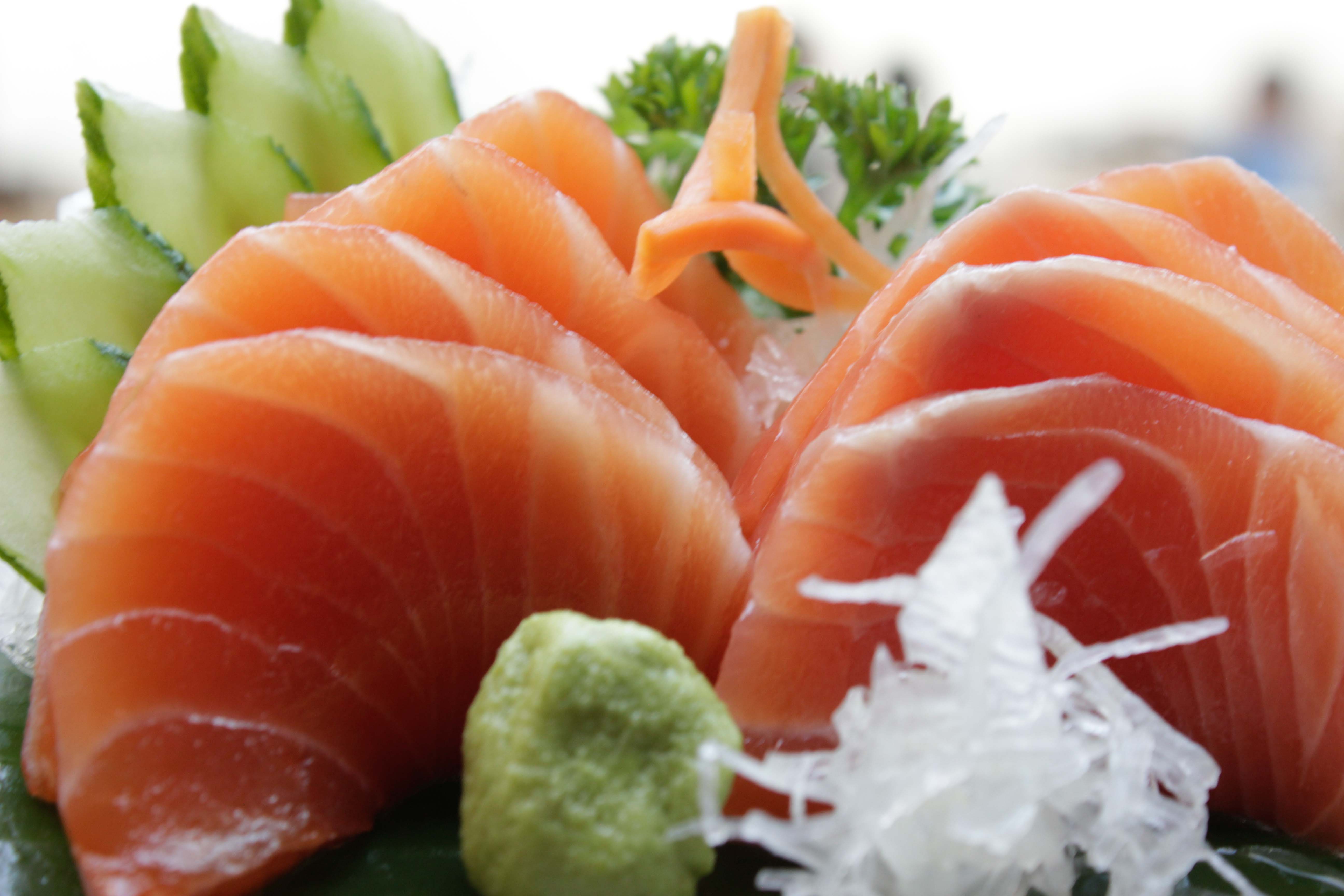 Sashimi De Salmon Corte Grueso